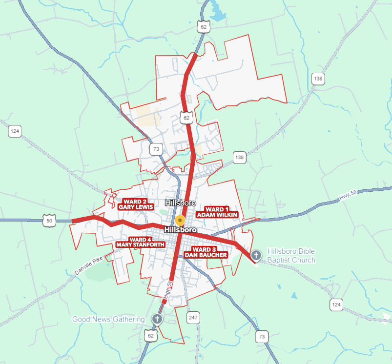 2026 Ward Map 